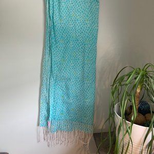 Lilly Pulitzer Summer silk scarf, cashmere blend